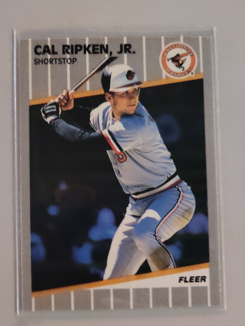Cal Ripken Jr. 1989 Fleer #617 Baltimore Orioles Baseball Card